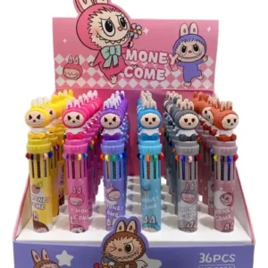 Caneta labubu 10 cores