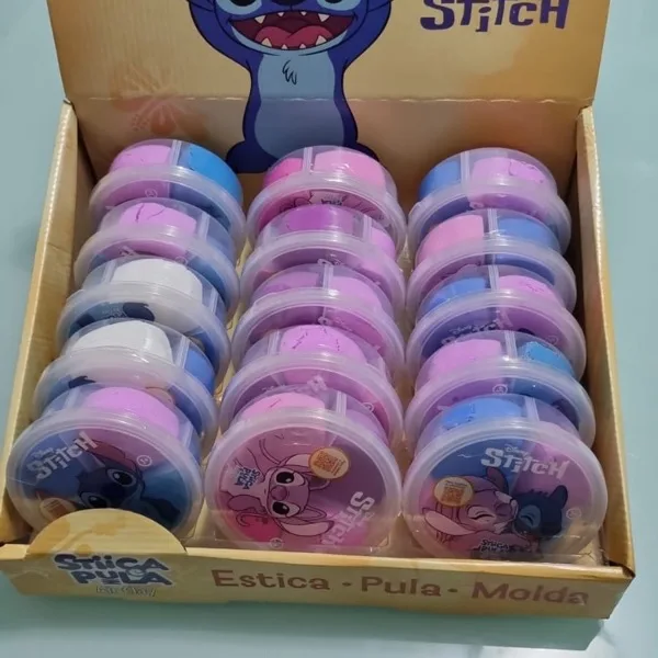 Massinha stica pula Stitch